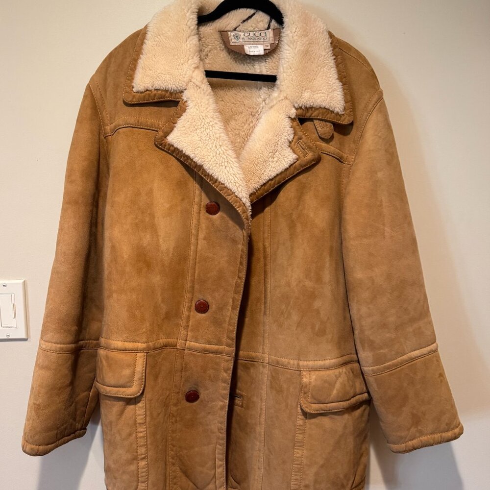 Vintage Gucci Shearling Jacket